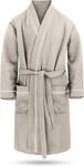 normani Herren Bademantel Morgenmantel aus 100% Baumwolle - Waffelbademantel -
