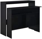 vidaXL Bartisch mit 2 Tischplatten Bartresen Stehtisch Bistrotisch Tresentisch