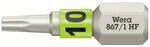 Wera 867/1 TORX HF Bit mit Haltefunktion, TX 10 x 25 mm