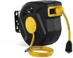 MSW Druckluft-Schlauchtrommel Druckluftschlauch-Aufroller PRO-A 10 (10 m,