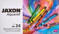 Honsell 49424 - Jaxon Aquarell Wachspastellkreide, wasservermalbar, 24er Set im