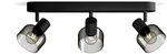PHILIPS Sleet LED 3er Spotleuchte, E14 Lampe nicht enthalten, Schwarz, IP20