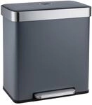SVITA LT2X30 M&uuml;lleimer 60 Liter Treteimer Tretm&uuml;lleimer Abfalleimer 2 F&auml;cher...