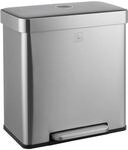 SVITA LT2X30 M&uuml;lleimer 60 Liter Treteimer Tretm&uuml;lleimer Abfalleimer 2 F&auml;cher...