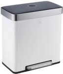SVITA LT2X30 M&uuml;lleimer 60 Liter Treteimer Tretm&uuml;lleimer Abfalleimer 2 F&auml;cher je 30