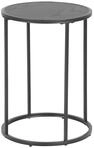 AC Design Furniture J&ouml;rn runder Lampentisch, &Oslash;: 40 H: 55 cm, Holz/Metall, Schwarz,