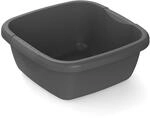 Rotho Daily Becken/Sp&uuml;lwanne, Kunststoff (PP recycelt), anthrazit, 5l