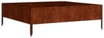 vidaXL Hochbeet 100x100x33,5 cm Cortenstahl