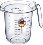 Westmark Messkanne, Mehrsprachige Messskalen und verschiedenen Ma&szlig;einheiten,