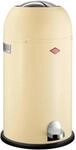 WESCO Kickmaster Abfallsammler in der Farbe mandel, pulverbeschichtetes Stahlblech,
