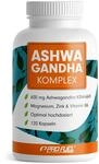 Ashwagandha Kapseln hochdosiert 120x - 600 mg Ashwagandha KSM-66&reg; pro Tag -...