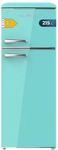 Cecotec Retro-K&uuml;hlschrank mit 2 T&uuml;ren, 215 L Bolero CoolMarket 2D Origin 215 Green