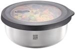 GEFU Frischhaltedose PROVIDO 1.000 ml, rund, Edelstahl Vorratsdose