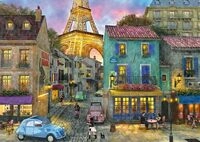 Schmidt 59780 In den Stra&szlig;en von Paris Puzzle, 1000 Teile