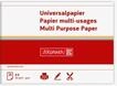 Brunnen 105122500 Universalpapier, A4, 25 Blatt, 160 g/m&sup2;, wei&szlig;