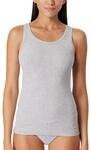 Schiesser Damen Tr&auml;gertop Unterhemd Organic Cotton - Pure Rib
