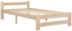 vidaXL Kiefernholz Massiv Bettgestell Holzbett Futonbett Bett Einzelbett