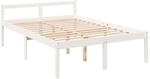 vidaXL Seniorenbett, Bett Holzbett f&uuml;r Schlafzimmer, Bettgestell Bettrahmen mit