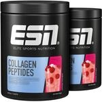 ESN Collagen Peptides, 2 x 300 g Fresh Cherry | 40 Portionen, mit Zink zur...