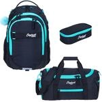 Elephant 3 Teile Set Schulrucksack Hero Signature Rucksack + Sporttasche + M&auml;ppchen