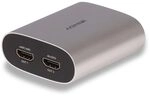LINDY 38368 4K60 HDMI eARC Extractor, Audio Extractor, HDMI 2.0, HDCP 2.3,...