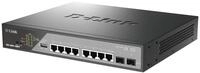 D-Link 10-Port Gigabit PoE++ Smart Surveillance Switch (8 x 1000BASE-T PoE++ und 2 x