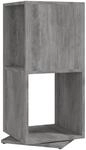 vidaXL Drehregal Betongrau 34,5x34,5x75,5 cm Holzwerkstoff