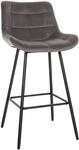 CLP Barhocker Weston I Gepolsterter Sitz Mit Steppmuster I Metallgestell Mit