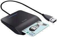 Trust Primo DNI Kartenleseger&auml;t Personalausweis, Smartcard Leser, Schwarz