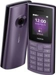 Nokia 110 4G 2023 Handy Dual SIM, 1,8 Zoll Farbdisplay, Kamera, Lila [Italien]