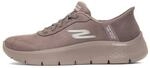 Skechers Damen Go Walk Flex Mali Slip-InTurnschuhe, Brown Textile/Trim, 39 EU