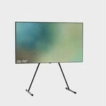 Pedestal Viva Charcoal TV-Standfu&szlig; ohne Rollen, 32-70 Zoll, Stahl &ndash; Schwarz 
