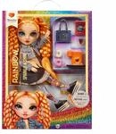 Rainbow High Sparkle and Shine - Clementine (Orange) - 28 cm Modepuppe mit fl&uuml;ssigem