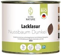 ULTRA NATURE Lacklasur 0,375L, Nussbaum, Bio, Vegan, L&ouml;semittelfrei,...