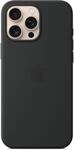 Apple iPhone 16 Pro Max Silikon Case mit MagSafe &minus; Schwarz ​​​​​​​