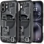 Spigen f&uuml;r iPhone 16 H&uuml;lle [Anti-Yellowing] Ultra Hybrid MagFit Case...