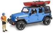 bruder 02529 - Jeep Wrangler Rubicon Unlimited mit Kajak & Figur - 1:16, Offroad