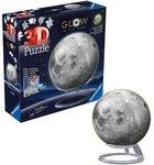 Ravensburger 3D Puzzle-Ball Der Mond - Glow-in-the-Dark - Puzzle ab 6 Jahre | 72
