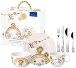 Villeroy & Boch &ndash; Boho Kids "Roar like a lion" Kindergeschirr-Set 7 teilig,