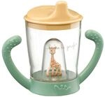 Sophie la Girafe Auslaufsichere Tasse Pastell 180 ml ergonomisch Baby ab 6 Monaten