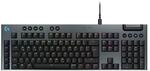 Logitech G G915 X - Kabelgebundene, Gaming-Tastatur mit Double-Shot-PBT-Tastenkappen,