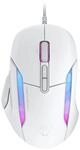 Turtle Beach Kone II ergonomische RGB-PC-Gaming-Maus mit Kabel | Arctic White,