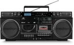 MEDION P66538 Kassettenrecorder (Retro Ghettoblaster mit CD-Player, 80er,...