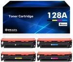 4er-Pack 128A CE320A Multipack Toner Kompatibel f&uuml;r HP 128A Schwarz CE320A CE321A
