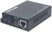Intellinet 507349 Gigabit Ethernet Singlemode Medienkonverter schwarz