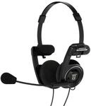 Koss Porta Pro Kommunikations-Headset, doppelseitig, mit Elektret-Mikrofon, flexibel,