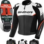 SHIMA Herren Bandit 2.0 Motorradkombi, Jacke/Rot, 50 EU