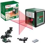Bosch Kreuzlinienlaser Quigo mit Universalklemme MM 2 (einfaches und pr&auml;zises