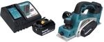 Makita DKP180Z LXT 18 V Li-Ion Hobelmaschine 82 mm mit 1 x 5,0 Ah BL1850 Akku &