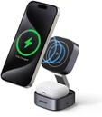 UGREEN MagFlow Qi2 15W 2-in-1 iPhone Faltbare Ladestation mit Magsafe